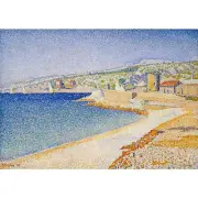 Paul Signac, Jetty at Cassis, Opus 198, 1889, 100% Cotton Art Paper, B2 Size
