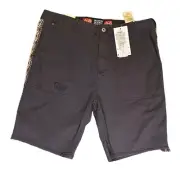 SCOTCH & SODA Relaxed-Fit Organic Cotton Shorts With Tape Detail Men’s Size 32
