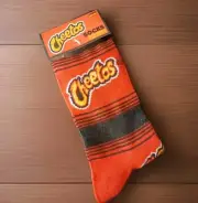 Cheetos Funny Socks Odd Crazy Sox Mens Womens Unisex Size 6-12 Crew Socks