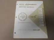 1972 Johnson Outboards Service Shop Repair Manual 65 HP 65ES72 65ESL72 OEM NEW X
