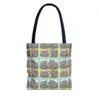 Cute Hippo Tote Bag, Eco-Friendly Shopper, Animal Lover Gift, Reusable Grocery