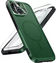 iPhone 15 Case Kickstand Military Drop Shockproof Protection Durable Phone Cover