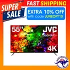 JVC 55" Inch 4K UHD LED Google Smart TV WIFI Bluetooth Netflix Disney Plus