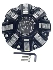 Panther Off-Road Gloss Black Chrome Wheel Center Cap CAP OR-D2 CAP OR-D + SCREW