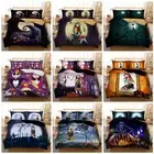 Nightmare Before Christmas Couple Doona Quilt Duvet Cover Double King Size Bed