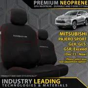 Mitsubishi Pajero Sport - GP6 Premium Neoprene 2x Front Seat Covers (Made to Order)
