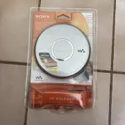Sony CD Walkman Portable Compact Disc Player Silver D-EJ011 CD R/RW Sealed READ