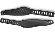 Life Fitness Stationary Bikes Long Pedal Straps (pair) | (2" W X 12-1/2" L) Universal Replacement For Excersise Bike Bicycle Cycle Home Gym | Fits Mos