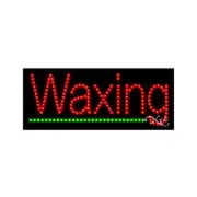 NEW “WAXING" 27x11 UNDERLINED SOLID & ANIMATED LED SIGN W/CUSTOM OPTIONS 20173