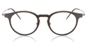 Oval Full Rim Wood Men's Glasses Online Brown Size 50 - Lenses Included - Private Health Rebate - Blue Light Block - Oh My Woodness!
