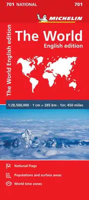 The World - Michelin National Map 701