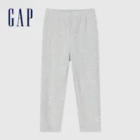 在飛比找蝦皮商城優惠-Gap 女幼童裝 Logo印花鬆緊棉褲-灰色(890345)