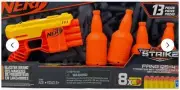 Toy Gun NERF Alpha Strike Targeting 13 Piece Set Blaster 4 Half Targets & 8 Dart