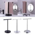 Towel Rack T Shape Stainless Steel Towel Holder Stand for Vanity Bathroom