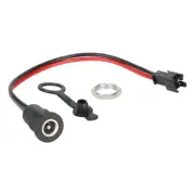 50V DC 5.5x2.1mm DC Socket Panel Mount Connector with Metal Buckle O3U21882
