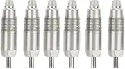 6Pcs Stainless Steel Chicken Drinker Automatic Duck Poultry Drinking Nipple Farming Equipment Waterer Kit for Poultry