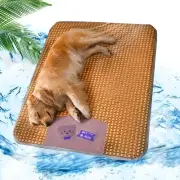 Dog Self Cooling Mat Pet Summer Pads Breathable Blanket Hot Weather Sleeping Mat