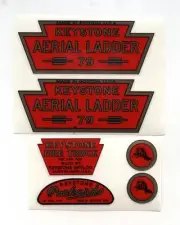 KEYSTONE AERIAL LADDER - 79 DECAL SET