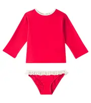 [Bonpoint] Bonpoint Baby Avita swimsuit M 12 red