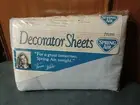 Vanna White Decorator Twin Sheet Set Flat & Fitted 100% Cotton Vintage Sealed