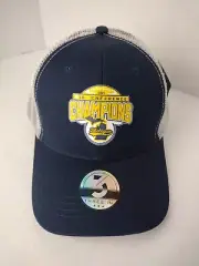 2021 Big Conference Champions Michigan "Missing O" Mesh Back Hat Cap NWT