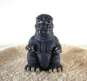 BANDAI 2002 GODZILLA MINI SOFUBI THEATER EXCLUSIVE FAKE GODZILLA 1984 SD FIG NEW