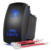 Nilight Rock Lights Rocker Switch LED Light Bar 5Pin Laser On/Off LED Light