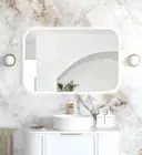 LED Newport 900(H)x600(W) Frameless Mirror - Install Horizontal or Vertical