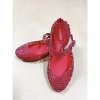 在飛比找蝦皮購物優惠-近新mini melissa 鳥巢鞋 魚口鞋 香香鞋US11