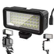 40M Diving Underwater Waterproof LED Flash Light For Gopro Hero 11 9 10 Dji OSMO