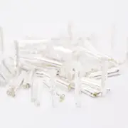 500pcs BFA 4mm Z-Type Banana Plug Bronze Copper Silver Plated Speaker Cable Plug