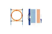 Pawise Dog Agility Equipment Set Pet Obstacle Training Course Tunnel Pole