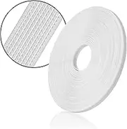 Ech.Apr 50 Yards High Density Polyester Boning for Sewing,Sew-Through Plastic Sewing Corset Boning for Wedding Party Bridal Gowns Dress(White,12mm)