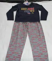 Adelaide Crows AFL AF8735 W20 Boys Youth Printed 2 Piece Pyjama Set Size 12 New