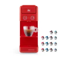 在飛比找Coupang 酷澎優惠-illy 意利咖啡 Y3.3咖啡機 紅色+咖啡膠囊 隨機出貨