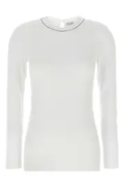 BRUNELLO CUCINELLI 'Shiny Collar' T-Shirt