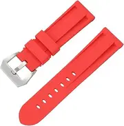 [GBAGVSYK] Silicone Watch Band 20 22 24 26mm Men's Women's Universal Rubber Watch Strap Quartz Watch Or Smart Watch Replacement Strap Stainless Steel Buckle