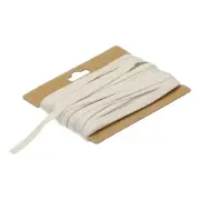 1/4 Inch Double Fold Bias Tape Continuous Bulk Bias Tape (Light White 12 Yards)