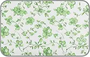 Green Crushed Flower Summer Cooling Blankets for Large Dogs Self Cooling Blankets for Indoor Cats for Kittens Cats Outdoor Waterproof Camas frias para Perros M