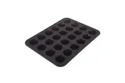 Daily Bake Silicone 24-Cup Mini Muffin Pan Mould/Mold Home Bakeware Charcoal