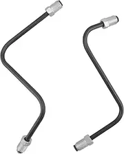 Brake Tube Caliper Flex Hose Fit for Toyota Tacoma 2005 2006 2007 2008 2009 2010 2011, A Pair Front Left and Right Set Replace 47318-04110, 47317-04050