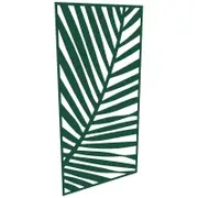 ProtectorAl 300-1200w x 1201-2400h Dark Green/Gloss White Palm Unframed Composite Deco Panel