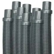 Puri Tech Hose Silver Hayward Navigator Pool Vac Ultra Aquabug 1.5in x 4ft 8 pk