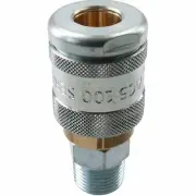 PCL 100 Series Female Coupler 1/2" BSP & 3/8" BSP Male Male Adaptor Air Fitting