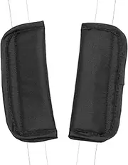 SHUXIA 2pcs Baby Stroller Car Seat Strap Covers,Car Seat Belt Pads,Universal Harness Pads,Backpack Shoulder Pad,Universal Soft Seat Belt Cushion for Children Kids Newborn,Stroller Accessories(black)