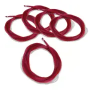 5pcs Red Mongolia Stallion Bow Hairs 80-85cm Natural Material