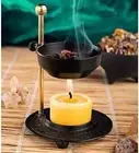 Brass Incense Resin Burner Tealight Candle Holder Incense Holder Fragrance