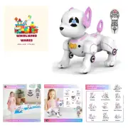Remote Control Robot Dog Toy, RC Dog Programmable Smart Interactive Robotic P...