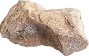 KDAMGOQE Landscape Rocks Fake Rock Realistic Landscape Rocks 20.5x11.8x10.6in Artificial Rocks for Landscaping Low Maintenance PU & Foam Well Covers for Yard Garden Decor, Sandstone Type