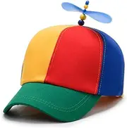 [Voarge] Propeller Hat, Propeller Hat, Helicopter Cap, Baseball Cap for Adults & Kids - Adjustable Size (Unisex Design)